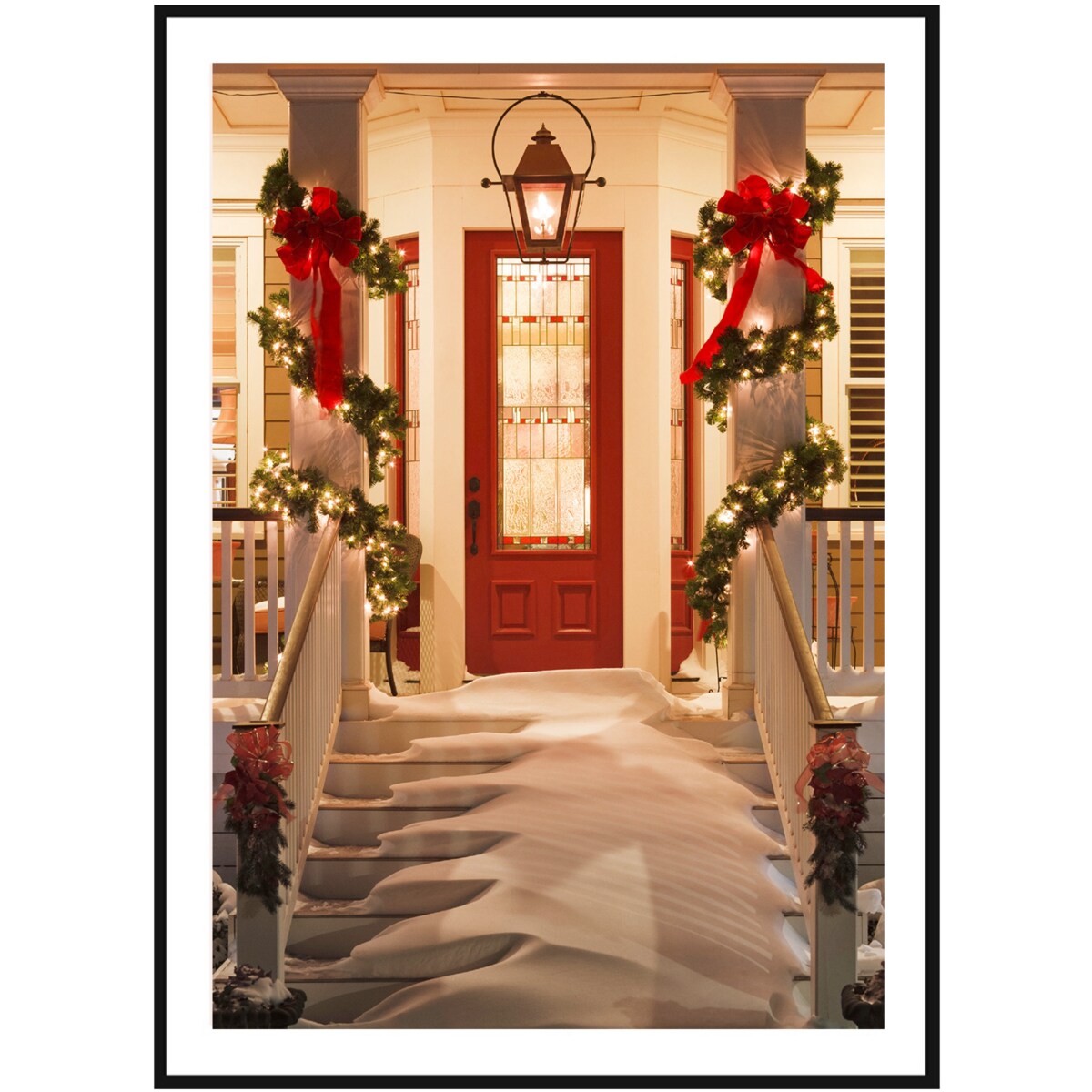 Poster Story, Plakat, Obraz - Świąteczny Ganek, wymiary 70 x 100 cm