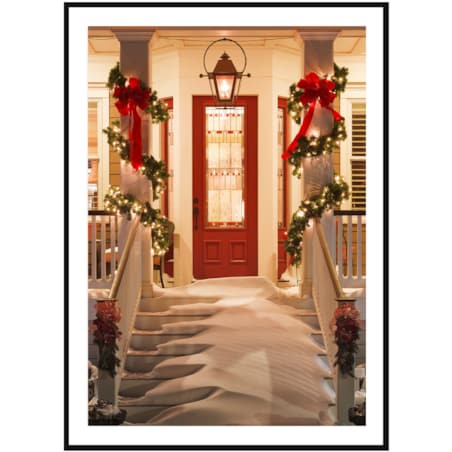 Poster Story, Plakat, Obraz - Świąteczny Ganek, wymiary 70 x 100 cm