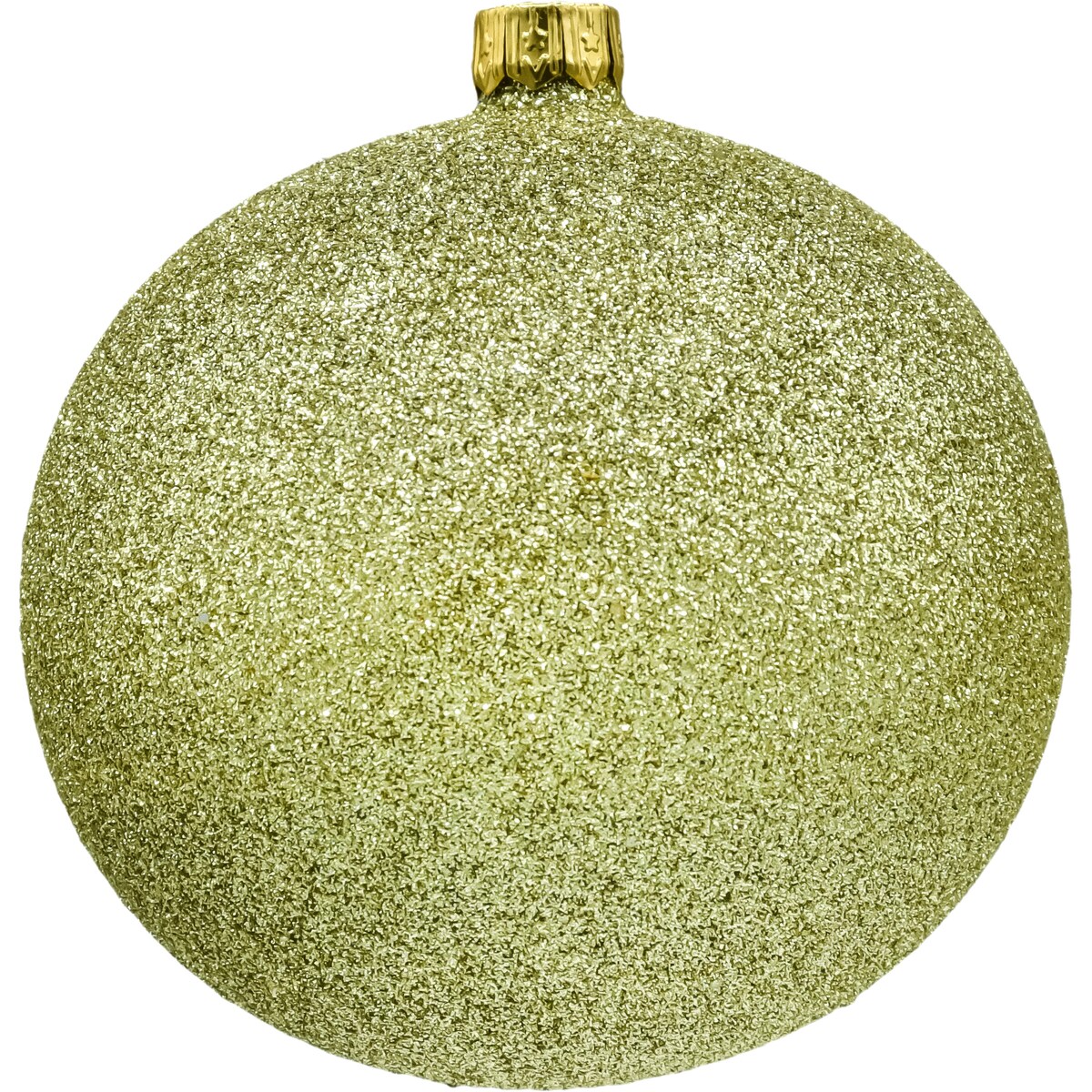 Bombki okrągłe: złote brokatowe i ecru