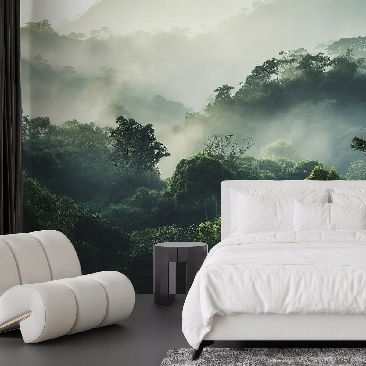 Fototapeta 09-Las_We_Mgle Do Sypialni Salonu Tapeta Ścienna 150X105