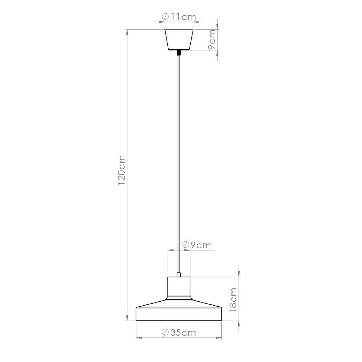 Lampa wisząca BILO ultramaryna