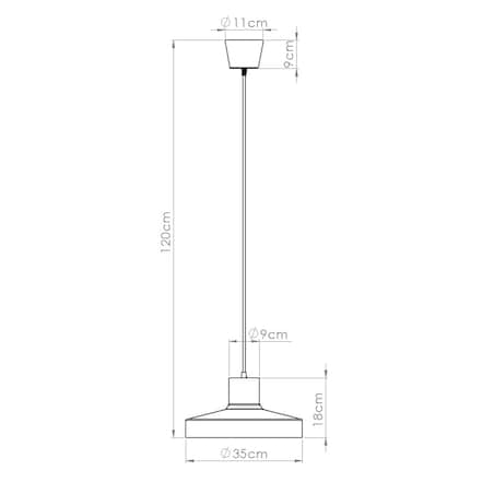 Lampa wisząca BILO ultramaryna