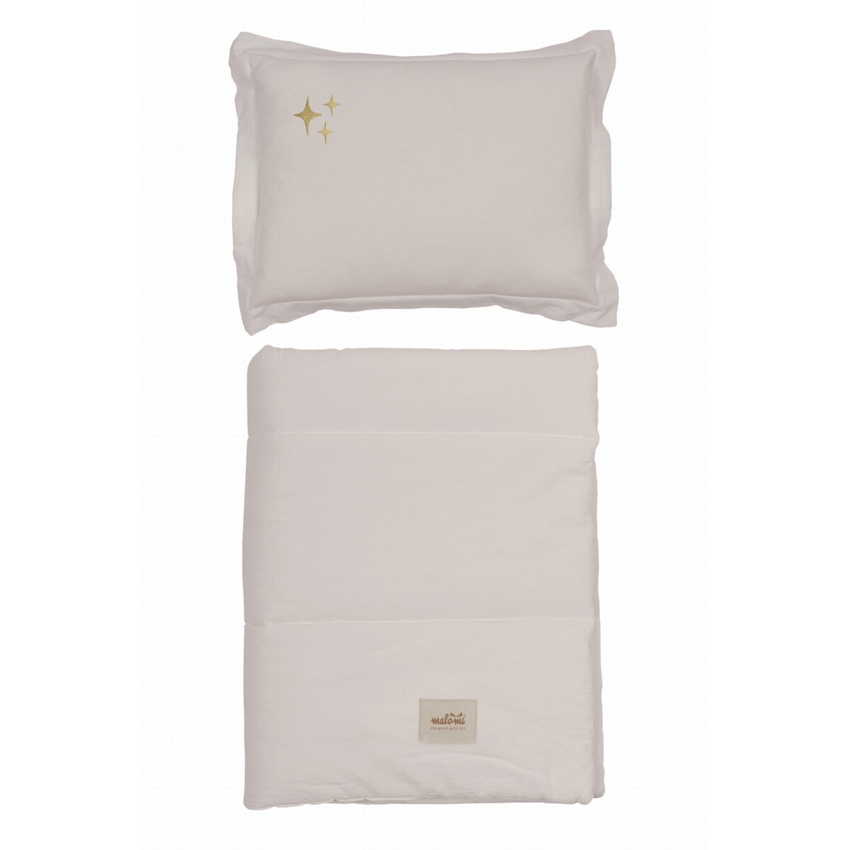 Pościel washed cotton z wypełnieniem Stars natural - M