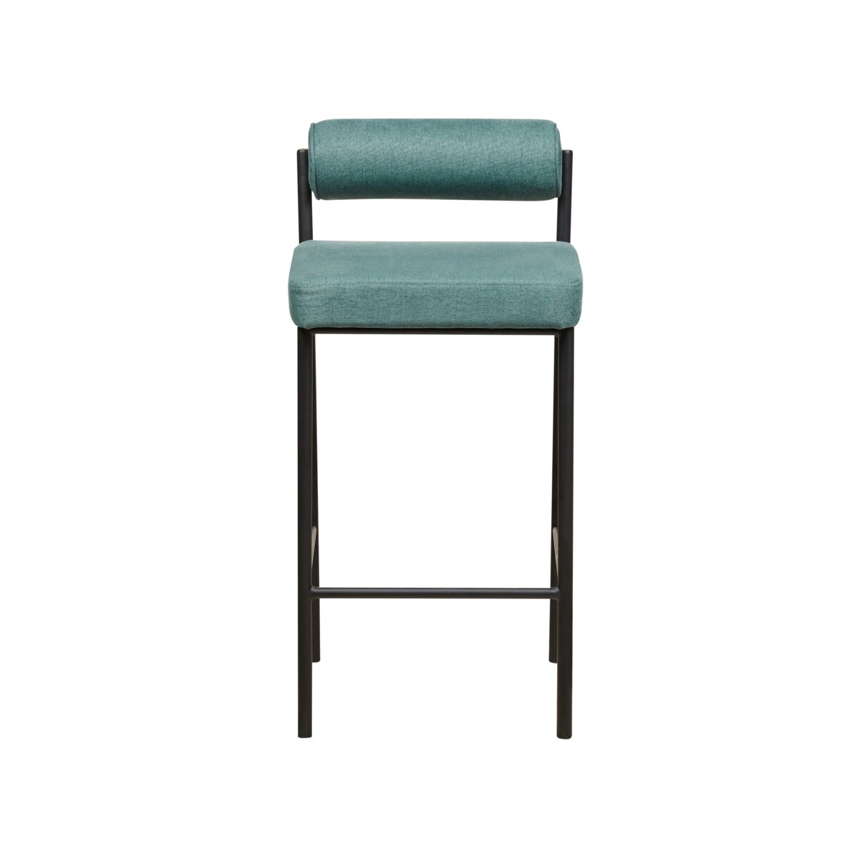 Zestaw 2 krzeseł barowych lazurowy AMAYA