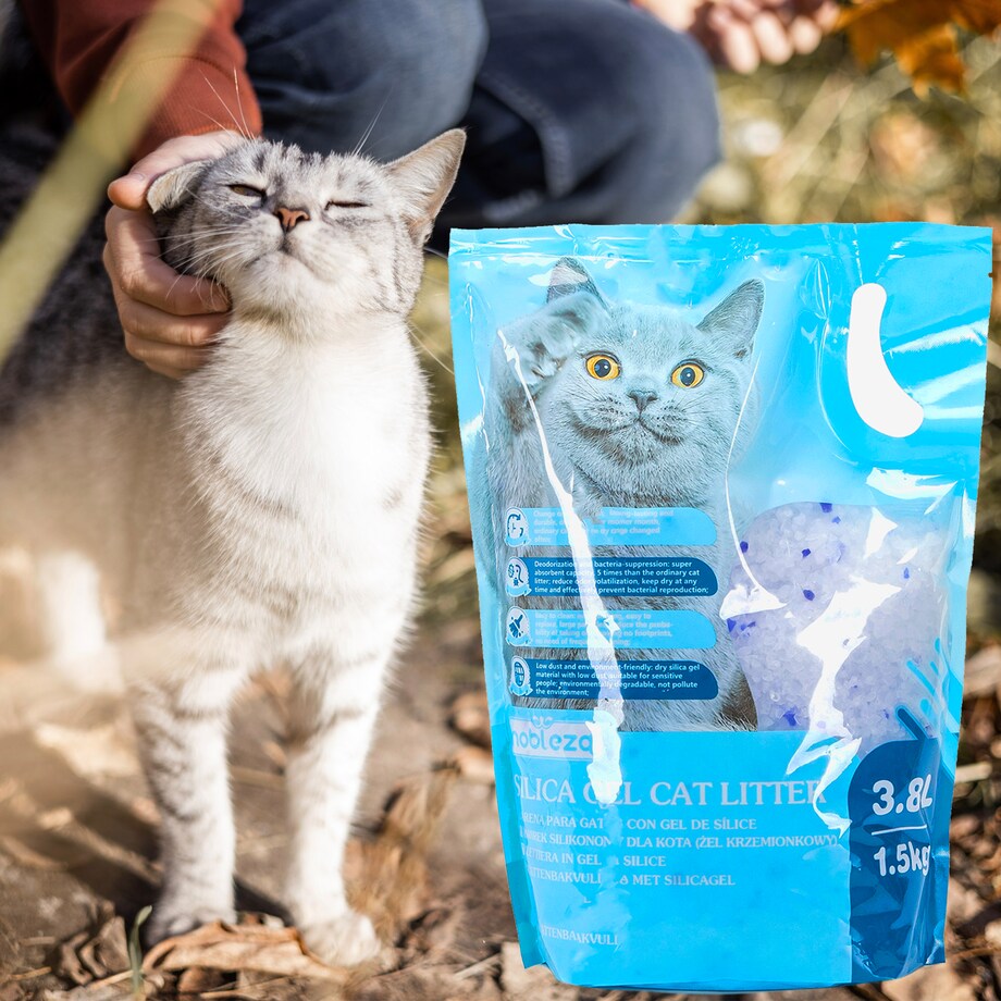 Żwirek Dla Kota Silikonowy Do Kuwety 3,8 L Niezbrylający Bezpyłowy