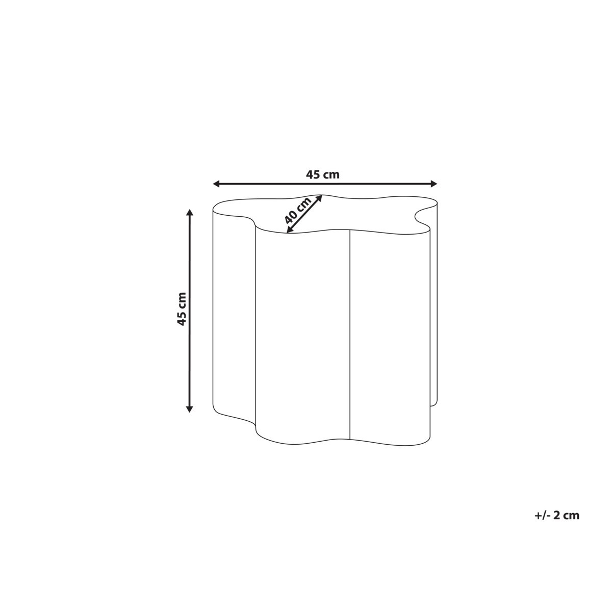 Stolik pomocniczy zielony SAKAMI