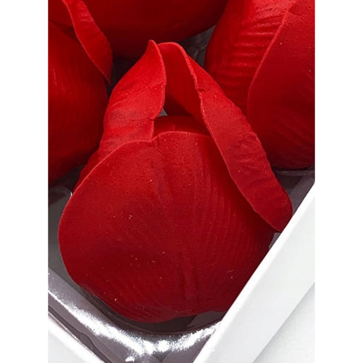 KWIATY Z MYDŁA tulipan czerwony do kompozycji bukiet stroik box prezent