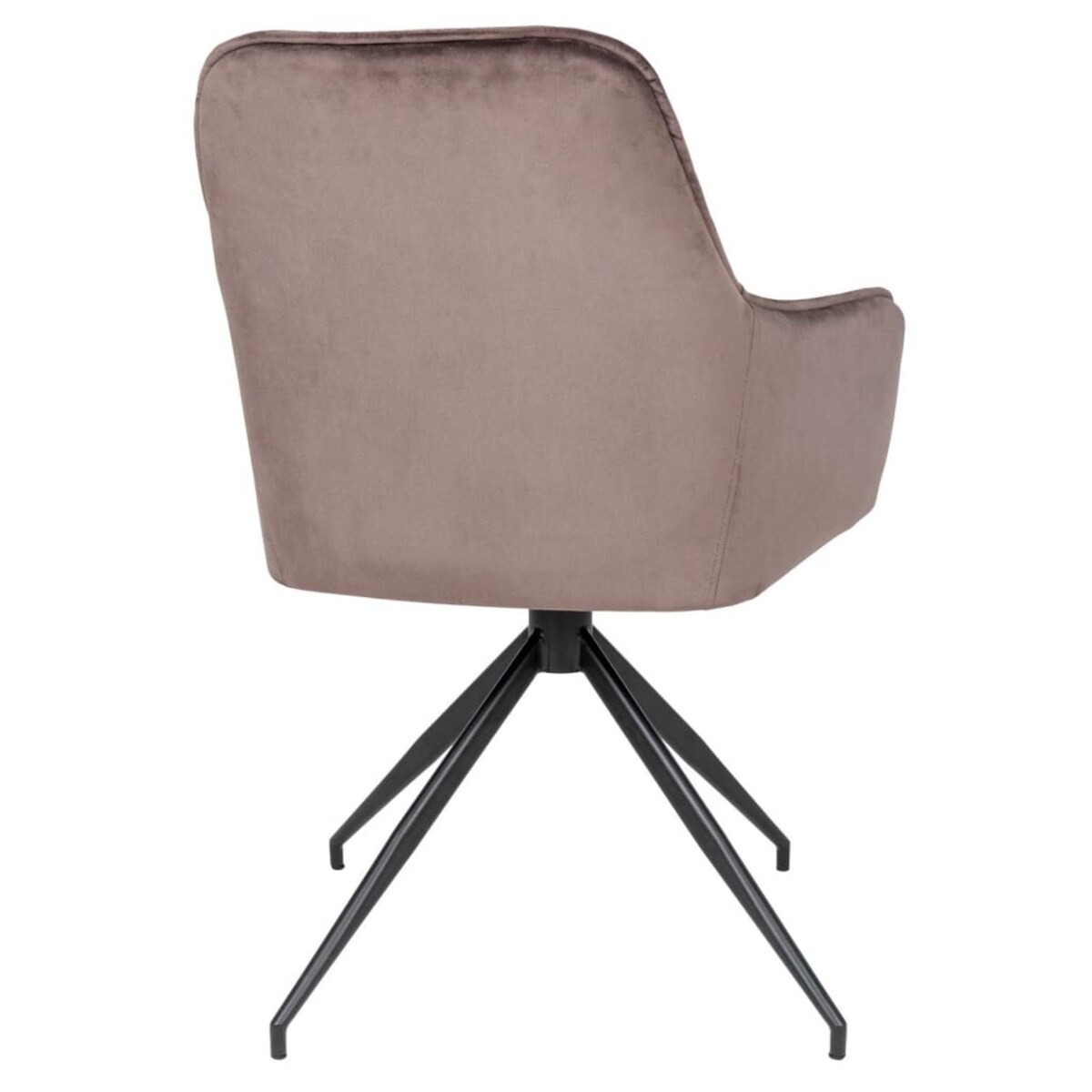 House Nordic Krzesło stołowe Ava, obrotowe, szarobrązowe