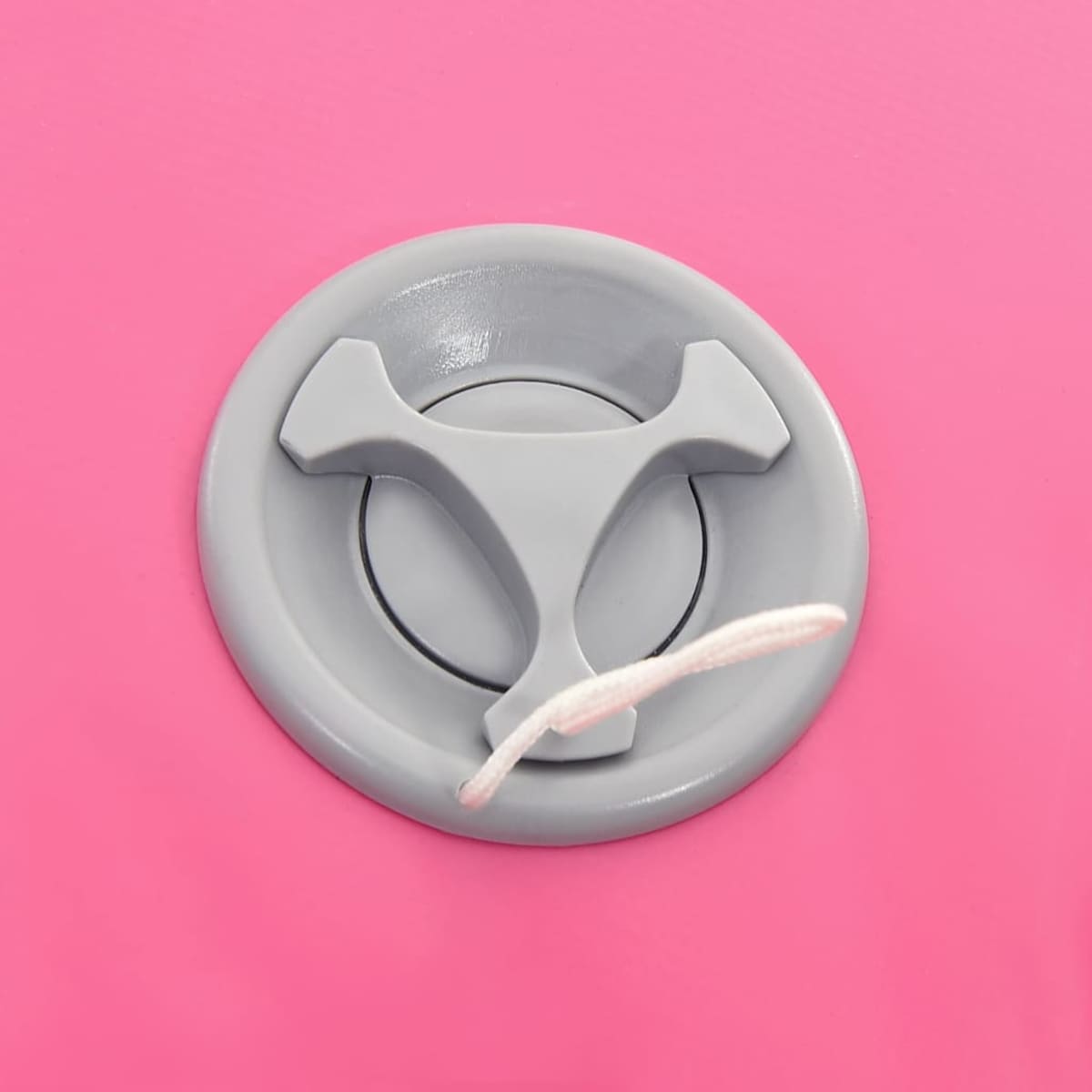 vidaXL Dmuchany wałek gimnastyczny z pompką, 100x60 cm, PVC, różowy