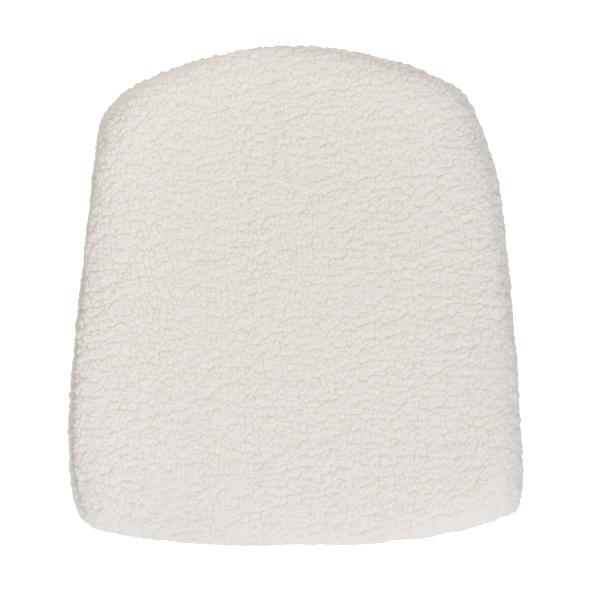 Fotel bujany GULSELE Boucle Złamana biel