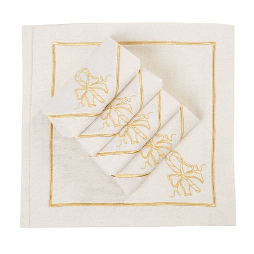 Serwetki Candy Cane Goldenline - 6 sztuk