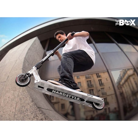 Hulajnoga wyczynowa Soke Box SCS ABEC-9 Max Deck 140x553mm XXL zestaw chrom