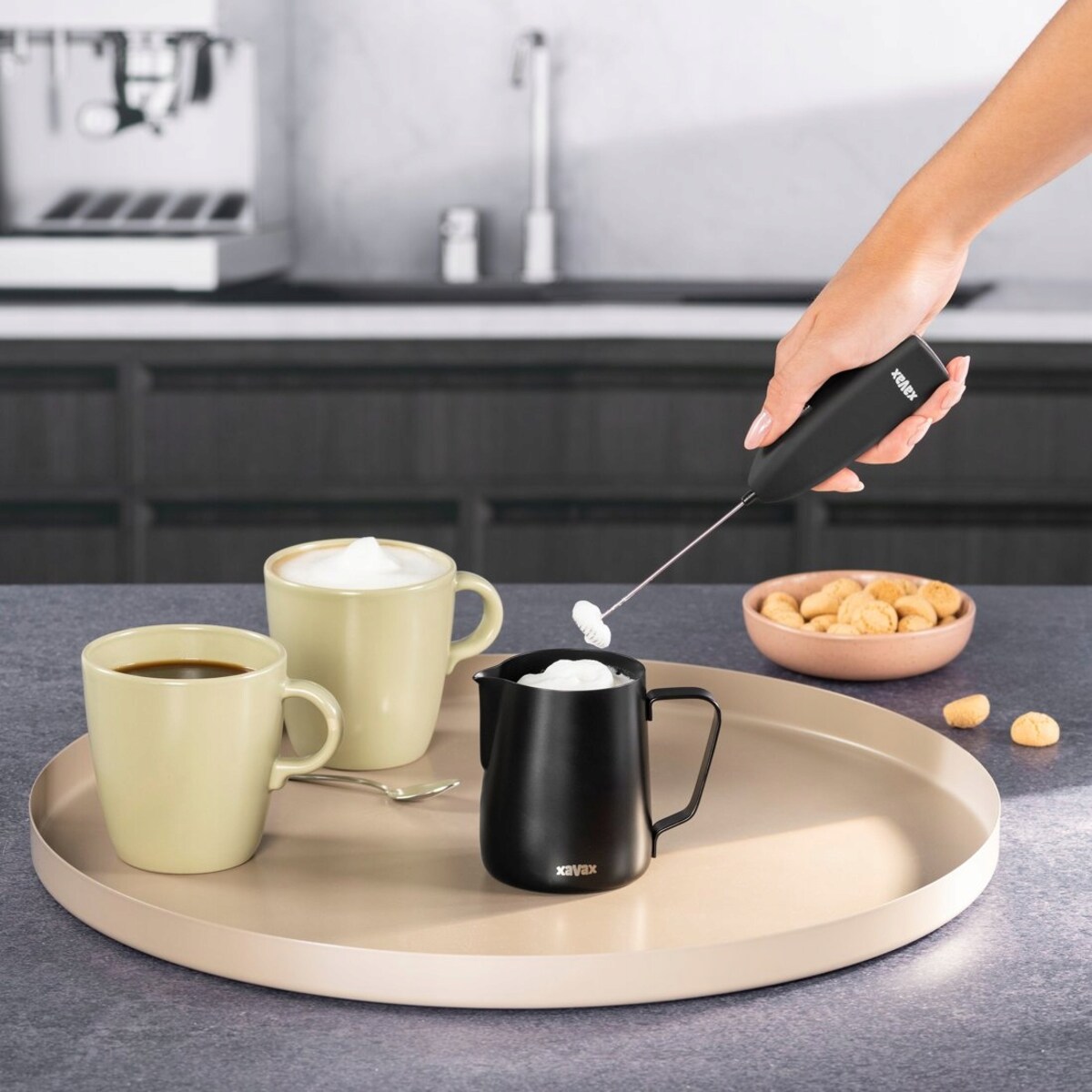 XAVAX Dzbanek do mleka ze stali nierdzewnej 350ml BARISTA