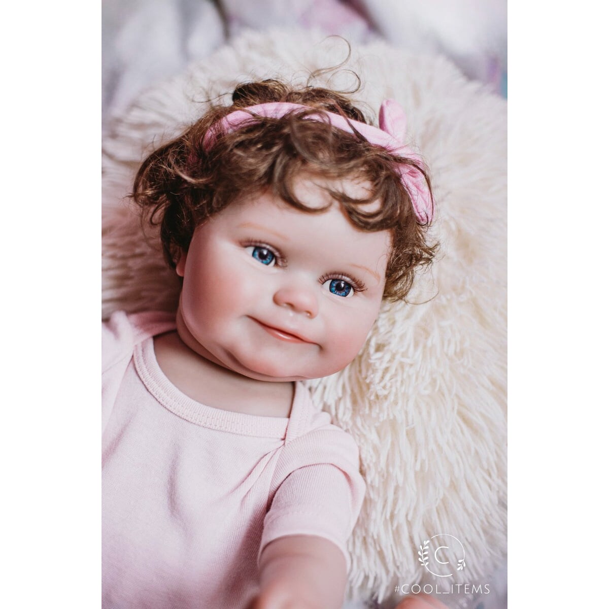 Lalka Winylowa Reborn Baby Dol JAK ŻYWA bobas PREZENT NA ŚWIĘTA DLA DZIECKA