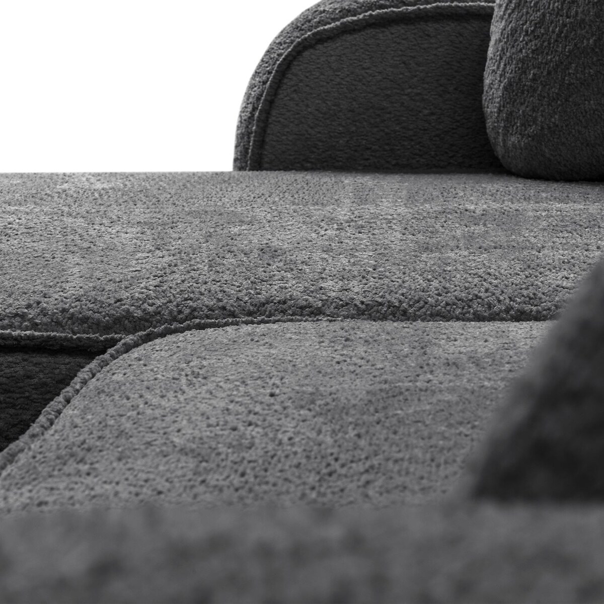 Rozkładany narożnik VENUS II z pojemnikiem na pościel, Coral 80