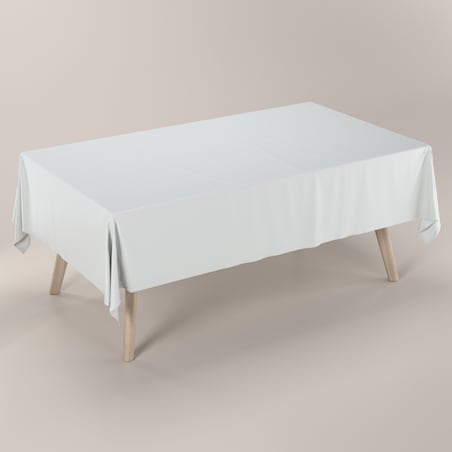 Obrus prostokątny 130 x 130 cm gołębi srebrny z połyskiem