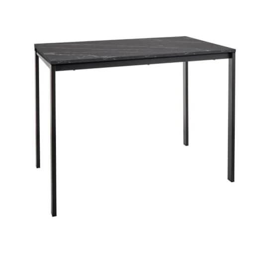 Stół MARIO 100x60 czarny marmur/czarny