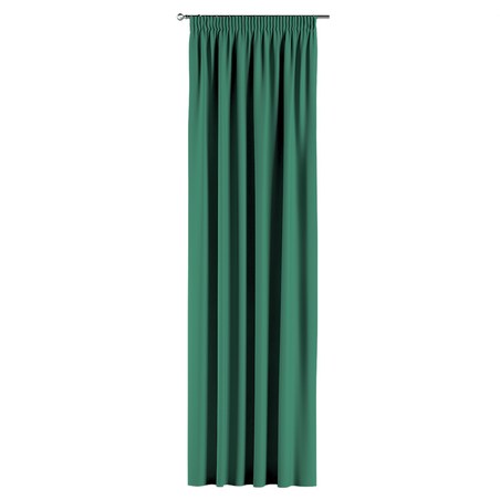 Zasłona na taśmie marszczącej 1 szt. 130x245 butelkowa zieleń