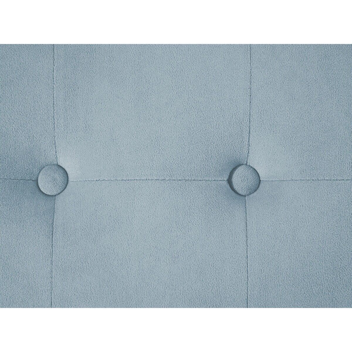 Puf welurowy ⌀ 55 cm szary TAMPA