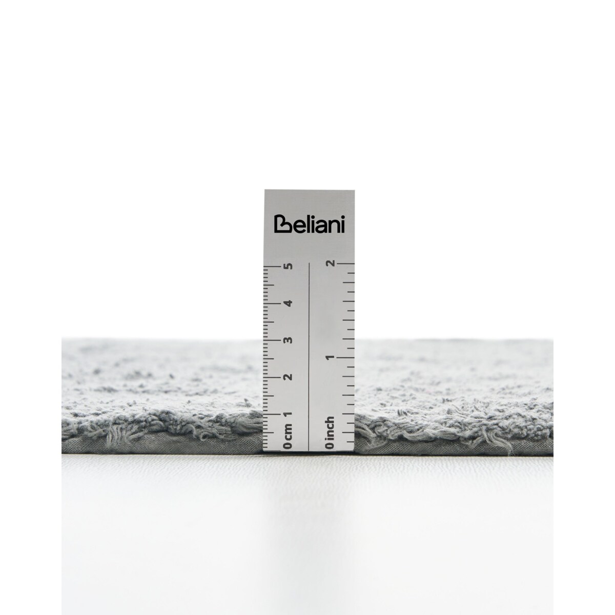 Dywanik łazienkowy GOELA Szary 60 x 90 cm Bawełna