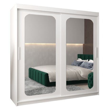 Szafa przesuwna Garderoba PROMO T3 200 biały/biały