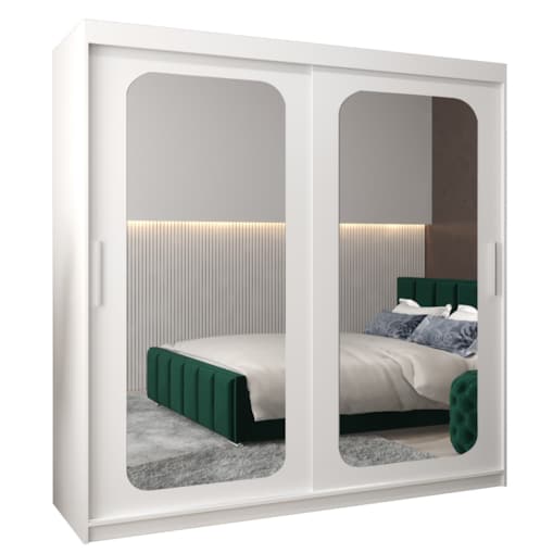 Szafa przesuwna Garderoba PROMO T3 200 biały/biały