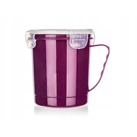 KUBEK PLASTIKOWY HERMETYCZNY na zupę jedzenie do odgrzewania pracy 700ml