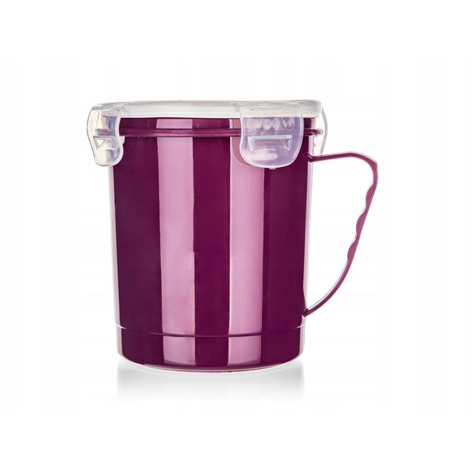 KUBEK PLASTIKOWY HERMETYCZNY na zupę jedzenie do odgrzewania pracy 700ml