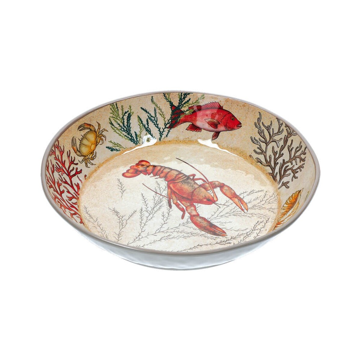 Miska do spaghetti z melaminy Sea Life - 37 cm