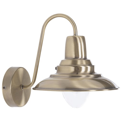 Lampa ścienna LUZA Mosiężny Metal