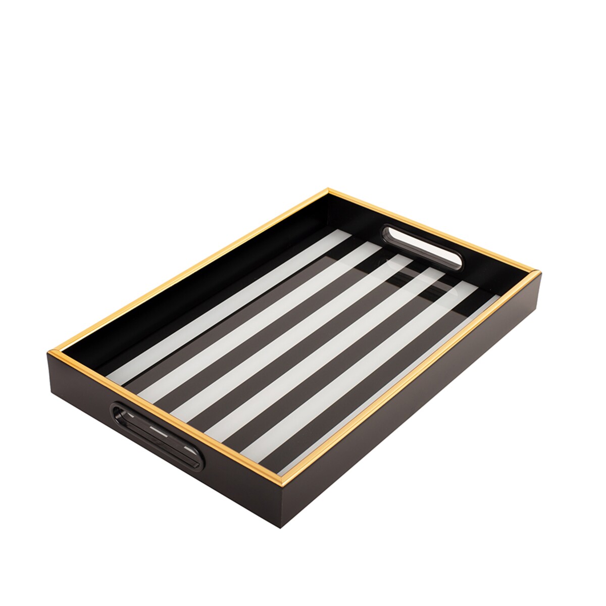 Taca dekoracyjna SHP GRAND biało-czarna