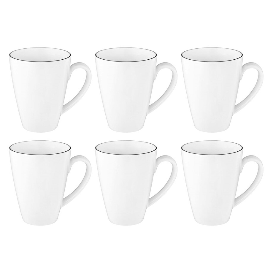 SELTMANN LIDO BLACK LINE Zestaw 6 kubków z uchwytem 350 ml