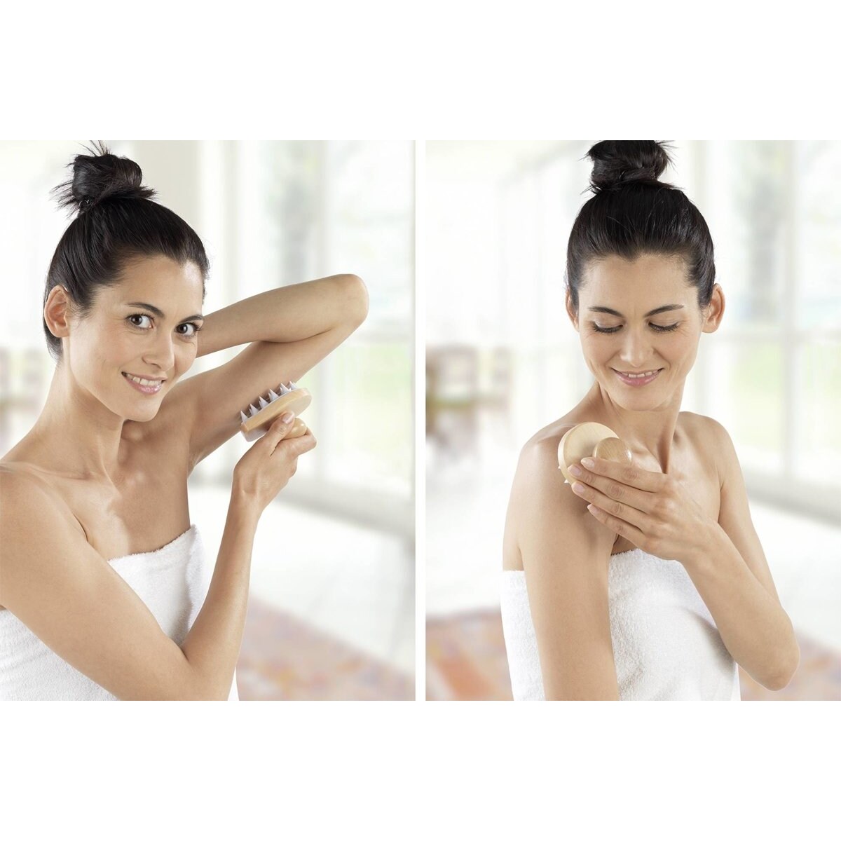 Szczotka do masażu Wellness 2w1