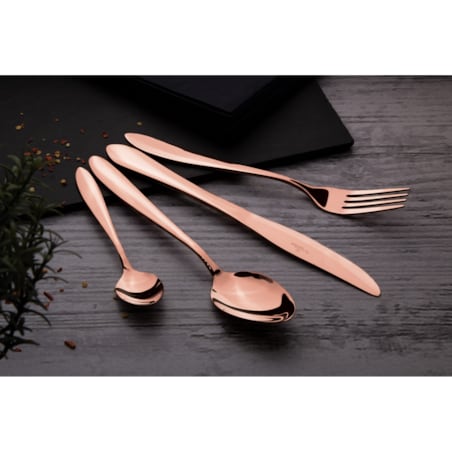 Komplet sztućców 24-elementy satynowe złoto Berlinger Haus BH-2623