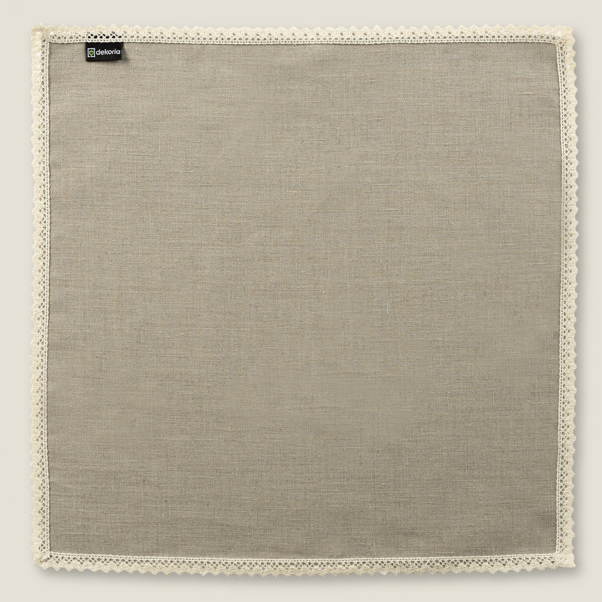 Serwetka z koronką 1 szt. 48x48, lniany, 48x48 cm, Linen