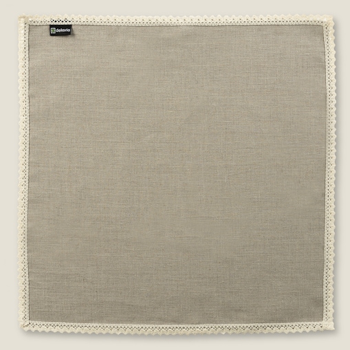 Serwetka z koronką 1 szt. 48x48, lniany, 48x48 cm, Linen