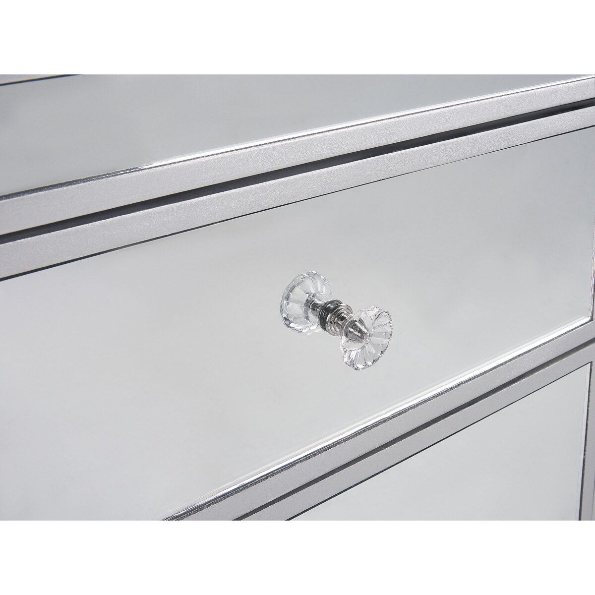 Komoda lustrzana srebrna BREVES