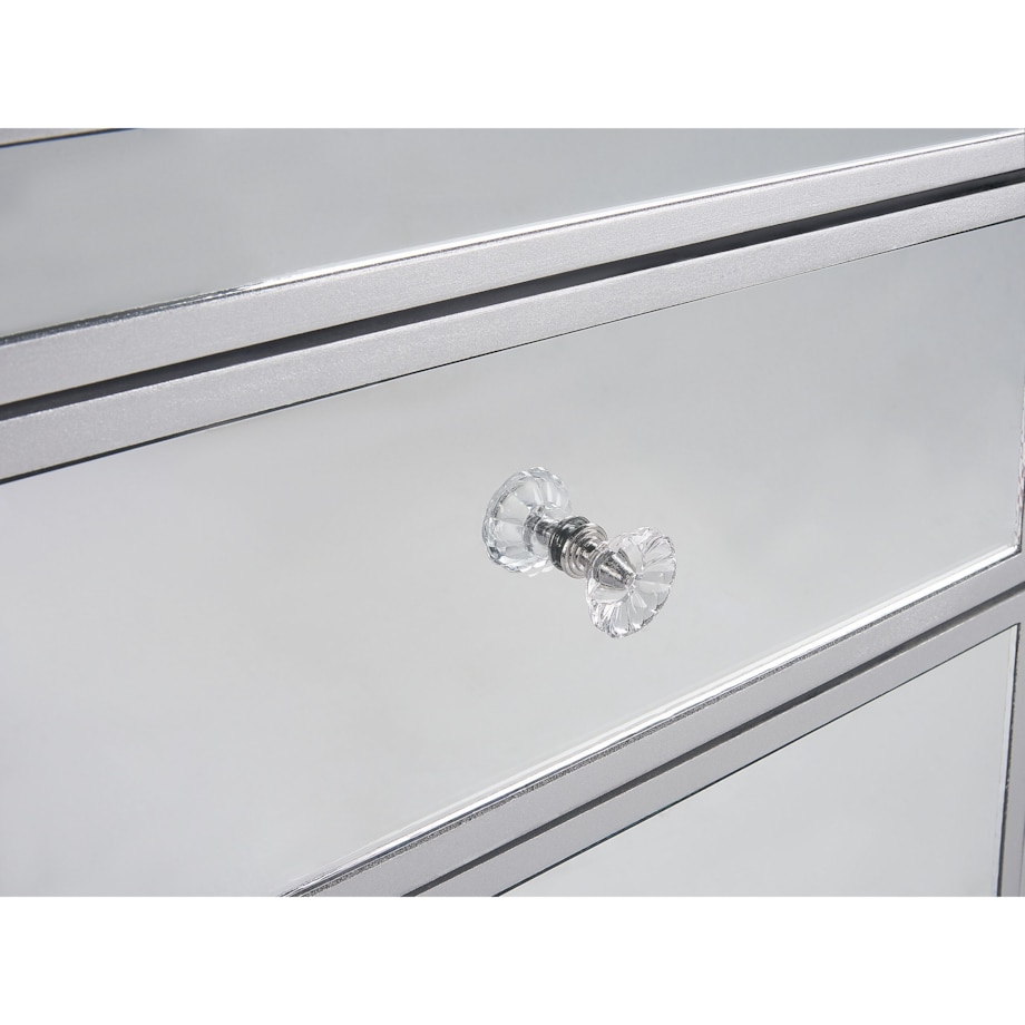 Komoda lustrzana srebrna BREVES