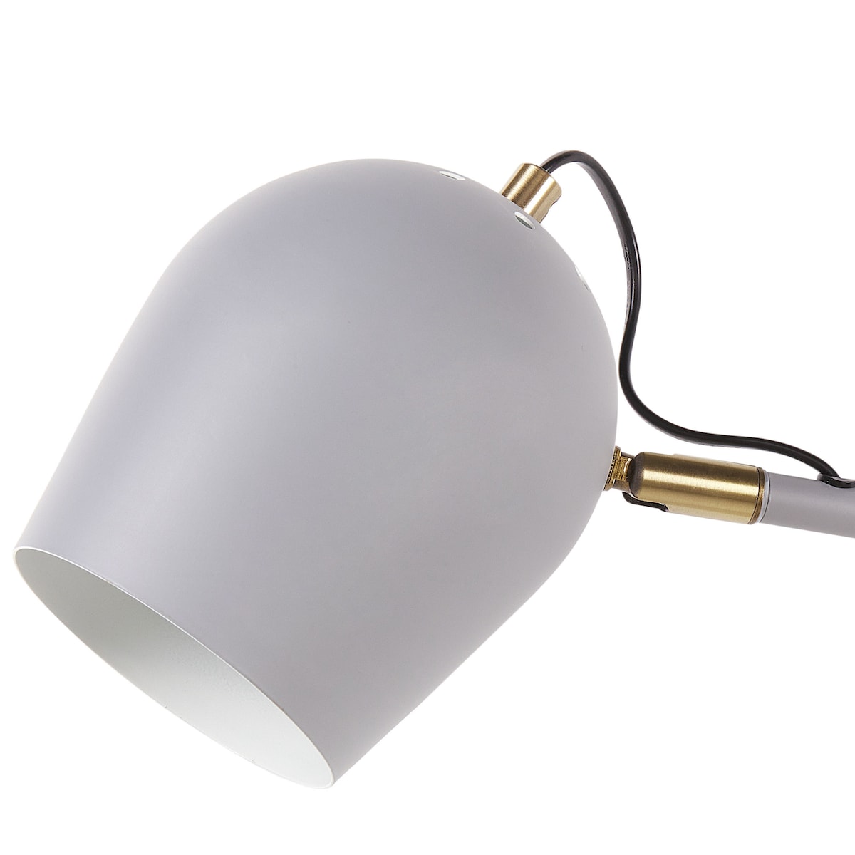 Lampa ścienna ESTRELLA Jasnoszary Metal Regulowana