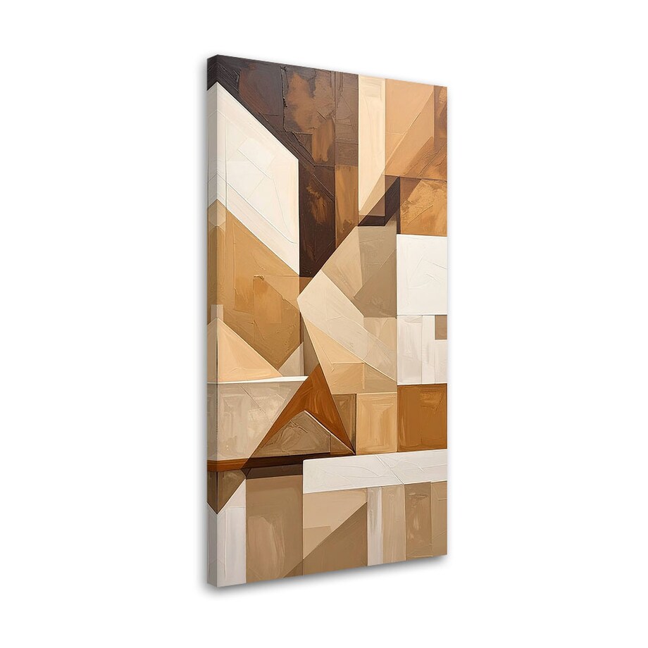 Obraz do salonu sypialni kuchni, Abstrakcyjne linie i kształty beżowy