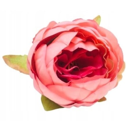 KWIATY sztuczne piwonia RÓŻOWA główka do stroika wiązanki wyrobowa święta