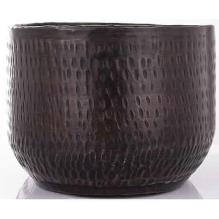 Osłonka metalowa 2 szt. 21x45x31 cm MERI złota i brązowa