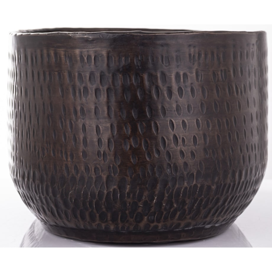 Osłonka metalowa 2 szt. 21x45x31 cm MERI złota i brązowa