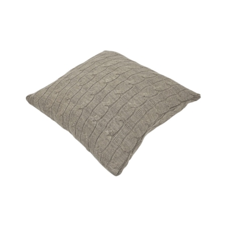 Poszewka dzianinowa na poduszkę 45x45 cm – VERONA TAUPE