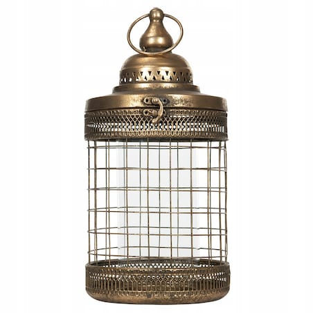 LAMPION ALANA stare złoto retro wys. 35cm