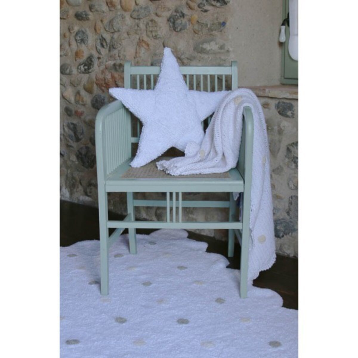 Dywan Bawełniany Biscuit White 120x160 cm Lorena Canals