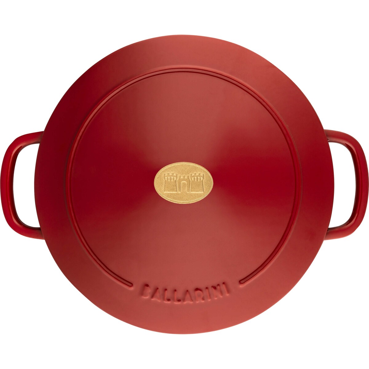 Garnek żeliwny okrągły Ballarini Bellamonte - Czerwony, 2.6 ltr