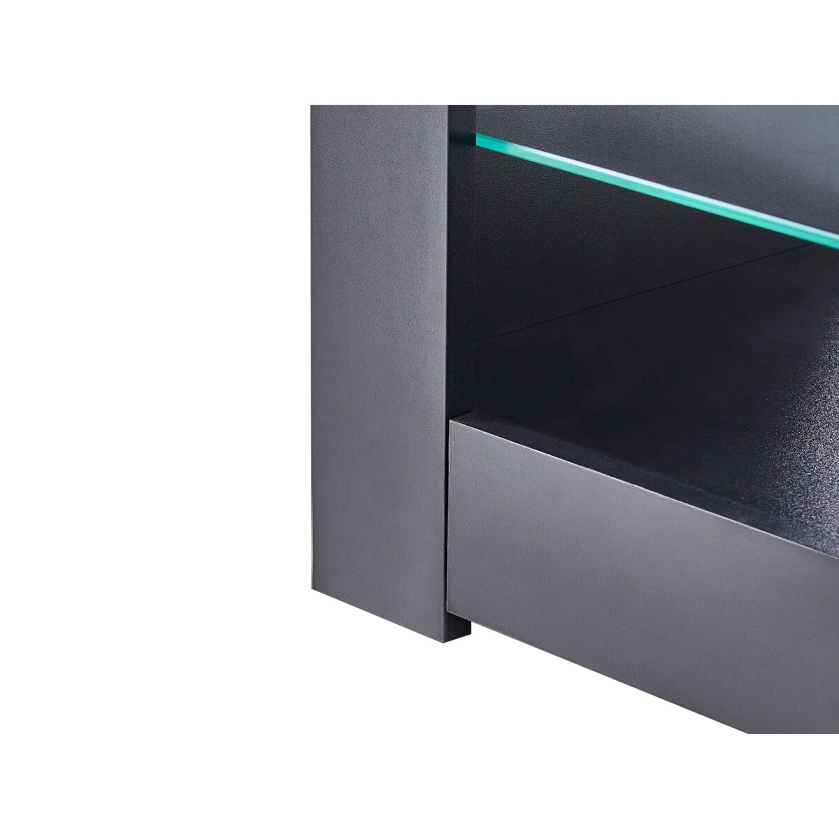 Szafka RTV LED ESQUIMALT Czarny
