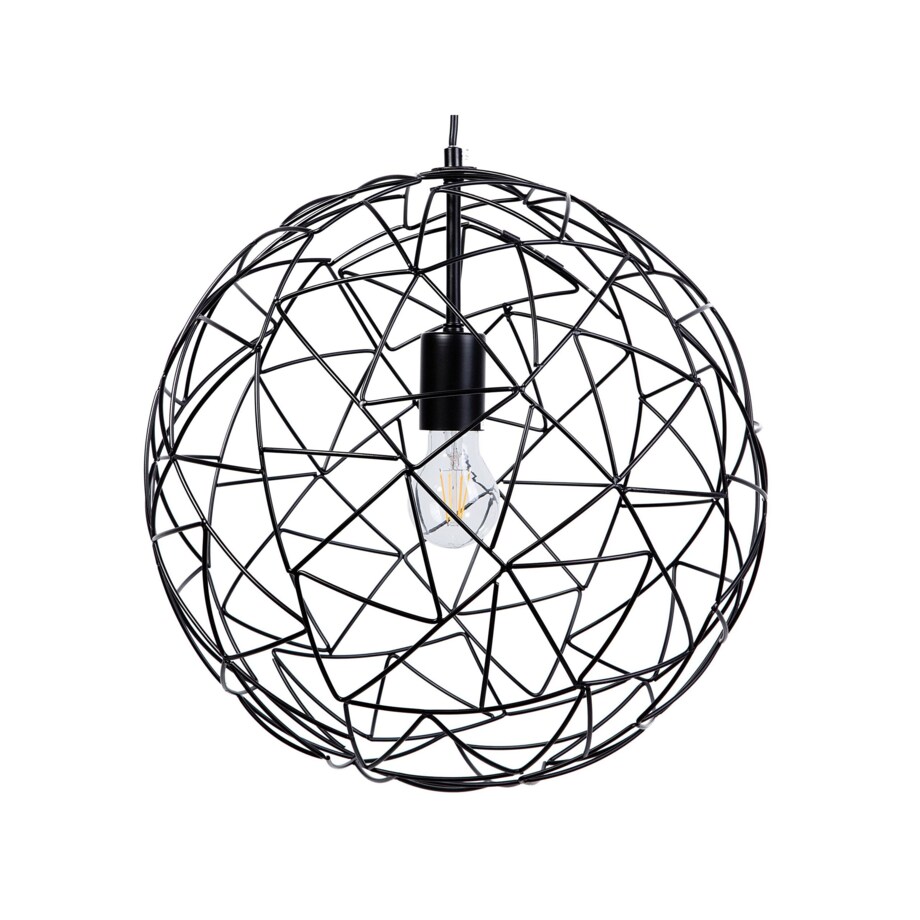 Lampa wisząca metalowa czarna LEMME