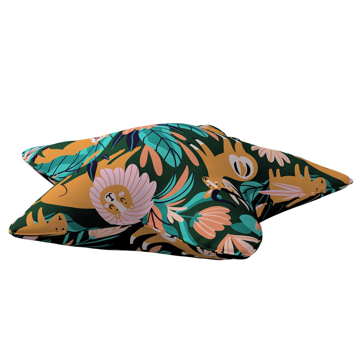 Poduszka Lucky Star, zielony, 52x15x52cm, Magic Collection